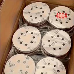 100 Pieces of 5-Inch 8-Hole Sandpaper - 60/80/100/150/180/240/320/400/600/800/1000 Grit - Perfect for Random Orbital Sanders!