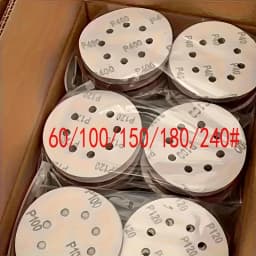 100 Pieces of 5-Inch 8-Hole Sandpaper - 60/80/100/150/180/240/320/400/600/800/1000 Grit - Perfect for Random Orbital Sanders!