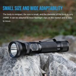 Trustfire T15R Army Tactical Flashlight 2350Lumen Powerful Type C USB Rechargeable 18650 LED Rechargeable Military Tactical Lamp