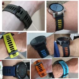 20 22mm Silicone Smart Watch Band Straps For Garmin Venu 3 / 2 Wristband Forerunner 265 255 645 245 745 Venu 2 Plus SQ Bracelet