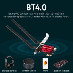FENVI WiFi 5 PCI-E Wireless Adapter AC1200 Network Card Dual Band 2.4G/5GHz 802.11AC For Bluetooth 4.0 Desktop Windows 7/8/10/11