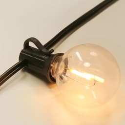 7.6-30 Meter G40 Garland String Lights LED Waterproof and Shatterproof Globe Bulb Outdoor Patio String Lights for Christmas Deco
