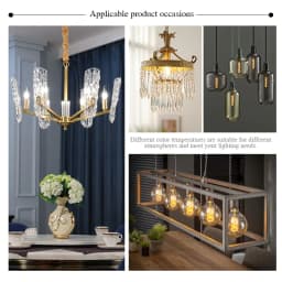 E14 E27 Spiral Light G80 G95 G125 LED Filament Bulb 220V 4W 2200K Retro Vintage Lamps Decorative Lighting Dimmable Edison Lamp