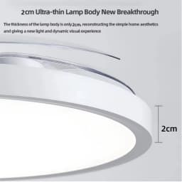 Modern Ultra-Thin Invisible Ceiling Fan LED Light Electric Fan 3 Folding Blades Pendant Light Kitchen Dining Room Office AC220V