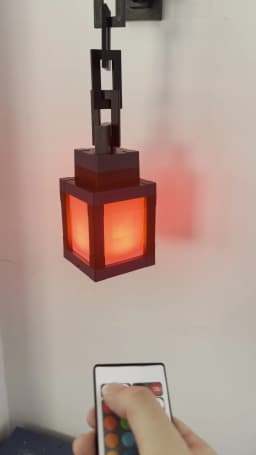 Pixel Style Night Light Portable Lantern Tabletop Ornament 16 Colors Lantern DIY Interior Decoration Festival Atmosphere Light