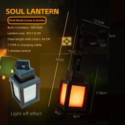 Pixel Style Night Light Portable Lantern Tabletop Ornament 16 Colors Lantern DIY Interior Decoration Festival Atmosphere Light