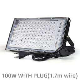 Led Uv Floodlight 50w 100w 395nm Ultraviolet Plug 240v Stage Blacklight 400nm Light Lights Germicidal Lamp Bulb Bar Outdoor Room