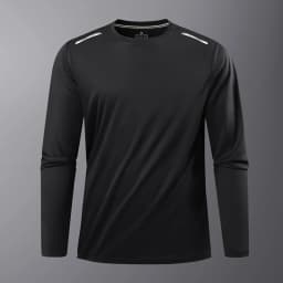 Reflective Sport Gym T Shirt Men Quick Dry Running Bodybuilding Shirts Men Long Sleeve Fitness Pullover Top Spring Autumn