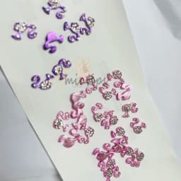 10pcs Nail Charms Hot Pink Doll Cartoon Design DIY Glitter 3D Nail Art Decorations Jewelry Crafts Rhinestone Accessories