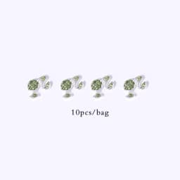 10pcs Nail Charms Hot Pink Doll Cartoon Design DIY Glitter 3D Nail Art Decorations Jewelry Crafts Rhinestone Accessories