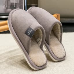 Winter Warm Slippers Men House Non Slip Soft Shoes Comfortable Flat Heel Home Indoor Bedroom Plush Slippers Bedroom Female Shoes