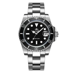 ADDIESDIVE Men's Classic Watch with Ceramic Bezel 200m Water Resistant Casual Quartz Watch BGW9 Blue Luminous Gift Watch MY-H3-2
