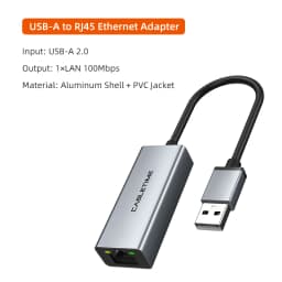 CABLETIME USB Ethernet Adapter 100/1000 Mbps USB 3.0 RJ45 Network Card for Macbook Laptop Internet Adapter RJ45 Adapter