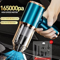 SZUK Portable Car Vacuum Cleaner 165000Pa Powerful Wireless Vacuum Cleaner Strong Suction Handheld Mini Vacuum Cleaner for Car