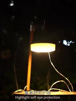 Solar Lights Outdoor Camping Light 10meter String Light Outdoor Tent Light RGB Atmosphere Light LED Flashlight with Hook 