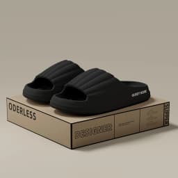 Stylish Men's Slippers Thick Sole Pressure Distribution Soft Bouncy Comfort Beach Sandals Anti Slip Lightweight Shoes Men Women