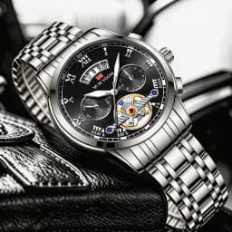 Relogio Masculino Top Brand Mens Luxury Watch Stainless Steel Luminescence Clock Casual Chic 3Bar Waterproof Outdoor Sport Watch