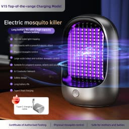 Lenovo Mosquito Repellent Killer USBRechargeable Outdoor Killer Bug Zapper Mosquito Racket Insect Killer Electric Shocker Indoor