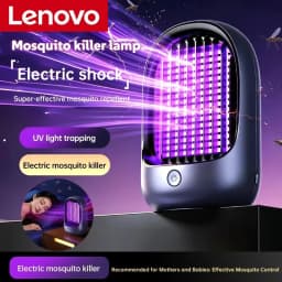 Lenovo Mosquito Repellent Killer USBRechargeable Outdoor Killer Bug Zapper Mosquito Racket Insect Killer Electric Shocker Indoor