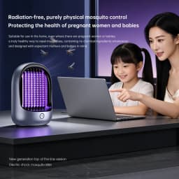 Lenovo Mosquito Repellent Killer USBRechargeable Outdoor Killer Bug Zapper Mosquito Racket Insect Killer Electric Shocker Indoor