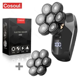 Cosoul Shaver for Men Electric Shaver Powerful Bald Head Shaver Beard Shaving Machine For Men Razor Husband Gift Boyfriend