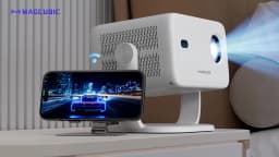 Magcubic Native 1080P 650ANSI 8K Android14 L018 Projector With Auto Keystone Correction Focus Wifi6 BT5.4 Portable Movie Outdoor