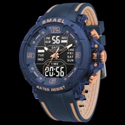 SMAEL Brand 8140 Waterproof Dropshipping Watch Alarm Clock Night Light Young Fashion Business Quartz Sport Wristwatches