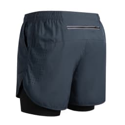 Summer Men's Reflective Running Shorts Fitness Quick Drying Double-Layer Shorts Men's Exercise Training Bodybuilding Shorts