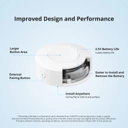 SONOFF SNZB-01P Smart Zigbee Wireless Switch 1-10PCS Smart Scene via eWeLink Two-Way Control with TX Ultimate NSPanel Pro Switch