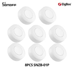 SONOFF SNZB-01P Smart Zigbee Wireless Switch 1-10PCS Smart Scene via eWeLink Two-Way Control with TX Ultimate NSPanel Pro Switch