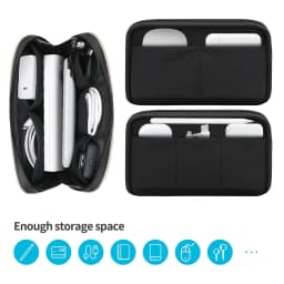 Cable Storage Bag Waterproof Digital Electronic Organizer Portable USB Data Line Charger Plug Storage Bag Travel Makeup Bag