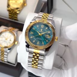 POEDAGAR Luxury Business Men Wristwatch Waterproof Luminous Date Military Man Watch Stainless Steel Fashion Men's Quartz Watches
