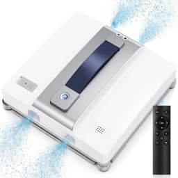 Lubluelu Robot Window Washer 8-Layer Safety Protection 9000Pa Suction Intelligent Path Edge Cleaning Home Glass Cleaning Robot