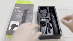 Resuxi New Men's Electric Body Hair Trimmer Multi Functional 3 in 1 Hair Clipper Shaver Set IPX5 Full Body Water Wash Clipper