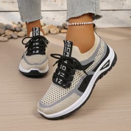 Women's Shoes Autumn 2026 Casual Sneaker New Style Two‑Color Single Shoes Versatile Fashionable Work Shoes Free Shipping