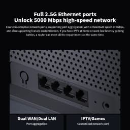 New Xiaomi Router BE6500 WiFi 7 6500M Full 2.5G Network Port 4-core Qualcomm Processor loT Smart Linkage Network Security Home -
