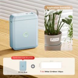 Niimbot D110 Mini Handheld Thermal Label Maker Wireless Sticker Machine Inkless Pocket with Label Sticker for Home Office