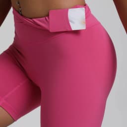 Solid Color Cycling Women Sport Yoga Short leggings Compression Support Sweat-Wickin Comprehensive Training Jog Internal Pocket