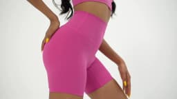 Solid Color Cycling Women Sport Yoga Short leggings Compression Support Sweat-Wickin Comprehensive Training Jog Internal Pocket