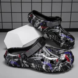 Plus Size Summer Men Sandals Clogs Outdoor Garden Clogs Hole Shoes Male Casual Shoes Water Shoes Comfort Home Soft Slippers