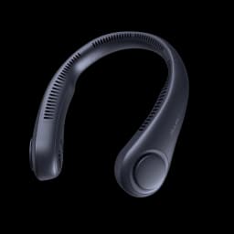JISULIFE Portable Neck Fan, 4000mAh Battery Rechargeable, 5 Speeds Adjustable, Twistable Hands-Free Bladeless Neckband for Sport