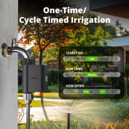 SONOFF SWV Zigbee Smart Water Valve IP55 Automatic Irrigation Easy Install Remote Control Time Schedule via eWeLink Alexa Google