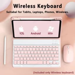Wireless Bluetooth-compatible Keyboard For Android iOS Tablet Ultra-Thin 78 Keys Rechargeable Portable Compact Design for iPad