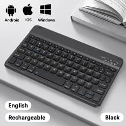 Wireless Bluetooth-compatible Keyboard For Android iOS Tablet Ultra-Thin 78 Keys Rechargeable Portable Compact Design for iPad