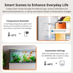 SONOFF SNZB-02LD IP65 Zigbee LCD Smart Thermometer With Probe Detect Pool Bathtub Fridge Freezer Liquid Temperature Measurement