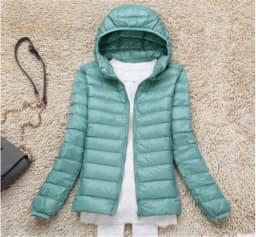 Women Puffer Jacket 15 Colors Plus Size 5XL 6XL 7XL 2025 New Spring Autumn Female Ultra Lightweight Packable Hooded Down Coats