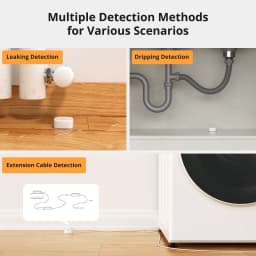 SONOFF SNZB-05P Zigbee 3.0 Water Leak Sensor Leaking and Dripping Detection Real-time Alerts Support Home Assistant Google Alexa