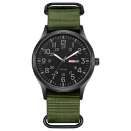 2024 TPW Field Watch Easy Reading Fabric Strap 24 Hours Display Quartz Movement