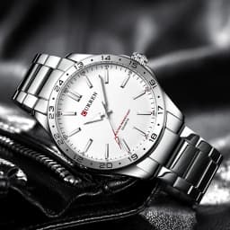 CURREN 8452 Men Ultra Thin Quartz Watch Simple Hodinky Fashion Stainless Steel Wristwatch for Male Clock Relogio Masculino 2025