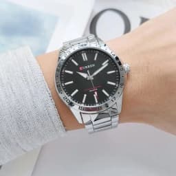 CURREN 8452 Men Ultra Thin Quartz Watch Simple Hodinky Fashion Stainless Steel Wristwatch for Male Clock Relogio Masculino 2025